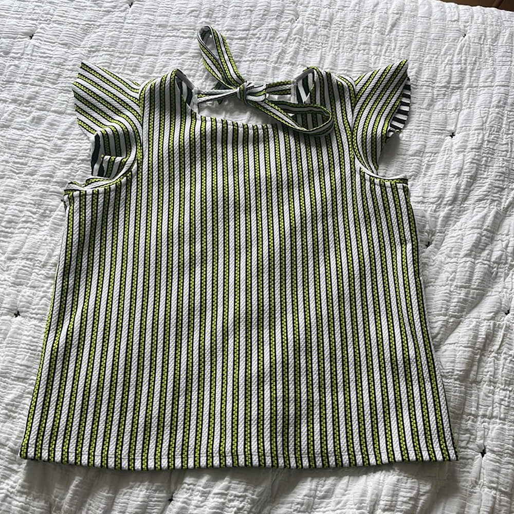 Anthropologie / Eva Franco striped blouse, M